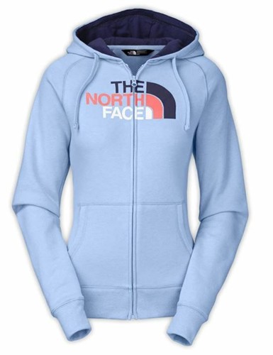 The North Face Women's Fave Half Dome Full Zip Hoodie, Blue