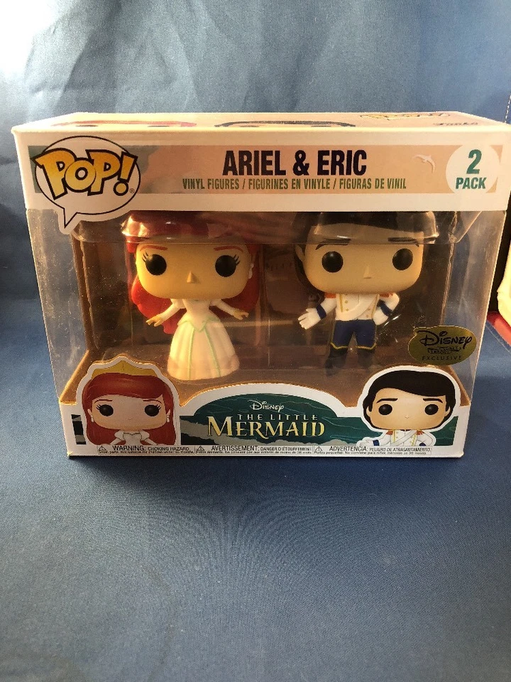 Funko Disney Treasures Exclusivo Disney La Sirenita Ariel y Eric Paquete de 2 Foto 2 de 4
