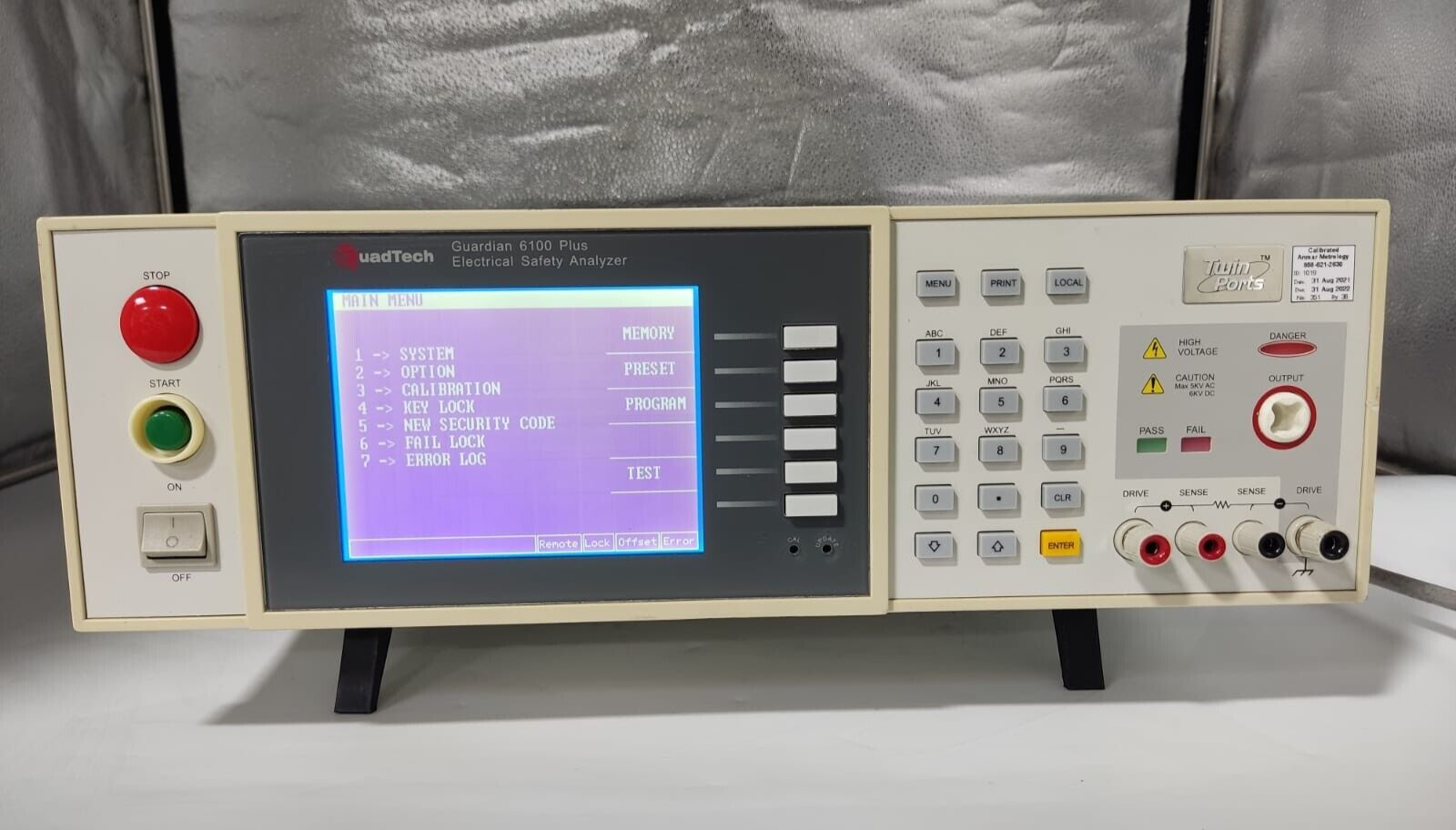 Quadtech Guardian 6100 Plus Electrical Safety Analyzer eBay