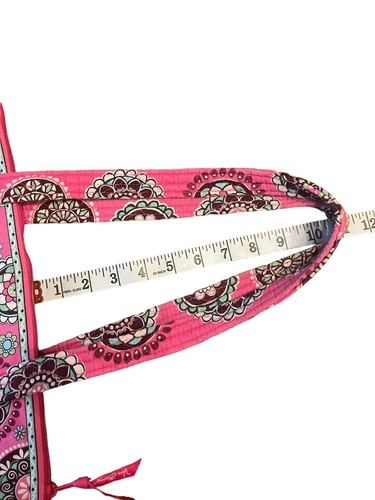 Vera Bradley double strap lg Bag Womens Pink Cupcakes Quilted Purse - Picture 11 of 16