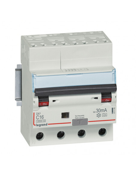 Disjoncteur différentiel DX³ 6000 Legrand 4P 16A 30mA Type A 400V monobloc