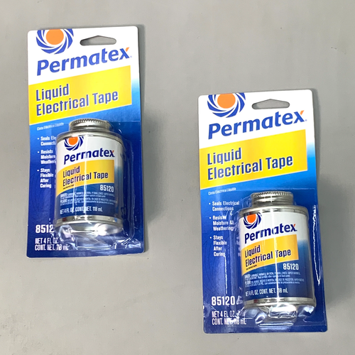 PERMATEX 2PACK! Liquid Electrical Tape Seals Electrical Connections