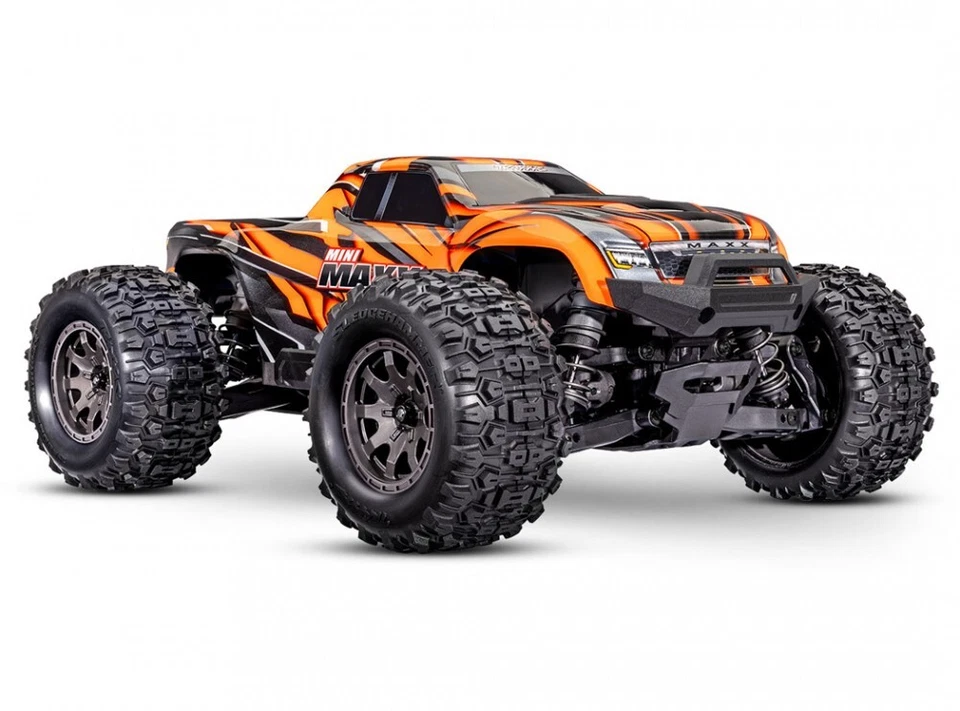 TRAXXAS # TRX107154-1 MINI MAXX 4WD orange +2X 3500 mAh Lipo Akku + ID-Ladegerät - Bild 2 von 4