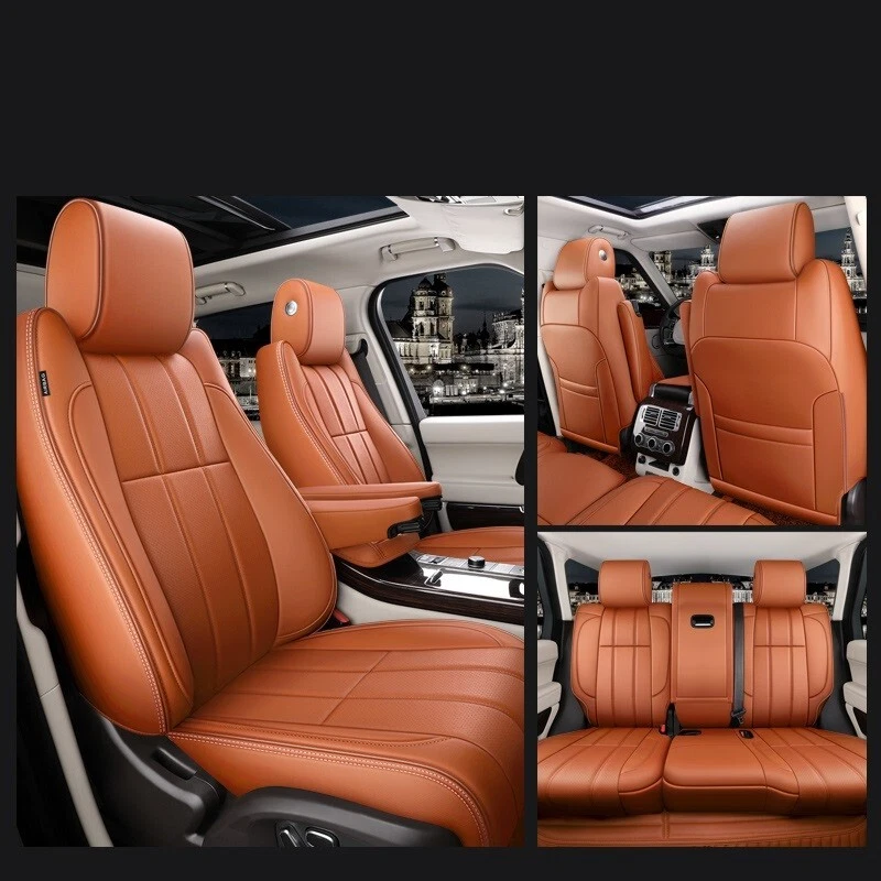 COJINES DE ASIENTO DE COCHE MOTOPTES DE CUERO PARA LAND ROVER RANGER ROVER VELAR 2018-2024 Foto 3 de 4