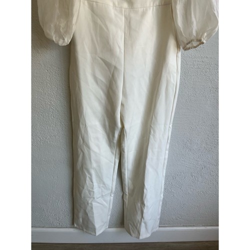 Anthropologie Endless Rose Women's Organza Sleeve Jumpsuit, Size XS - Picture 11 of 15
