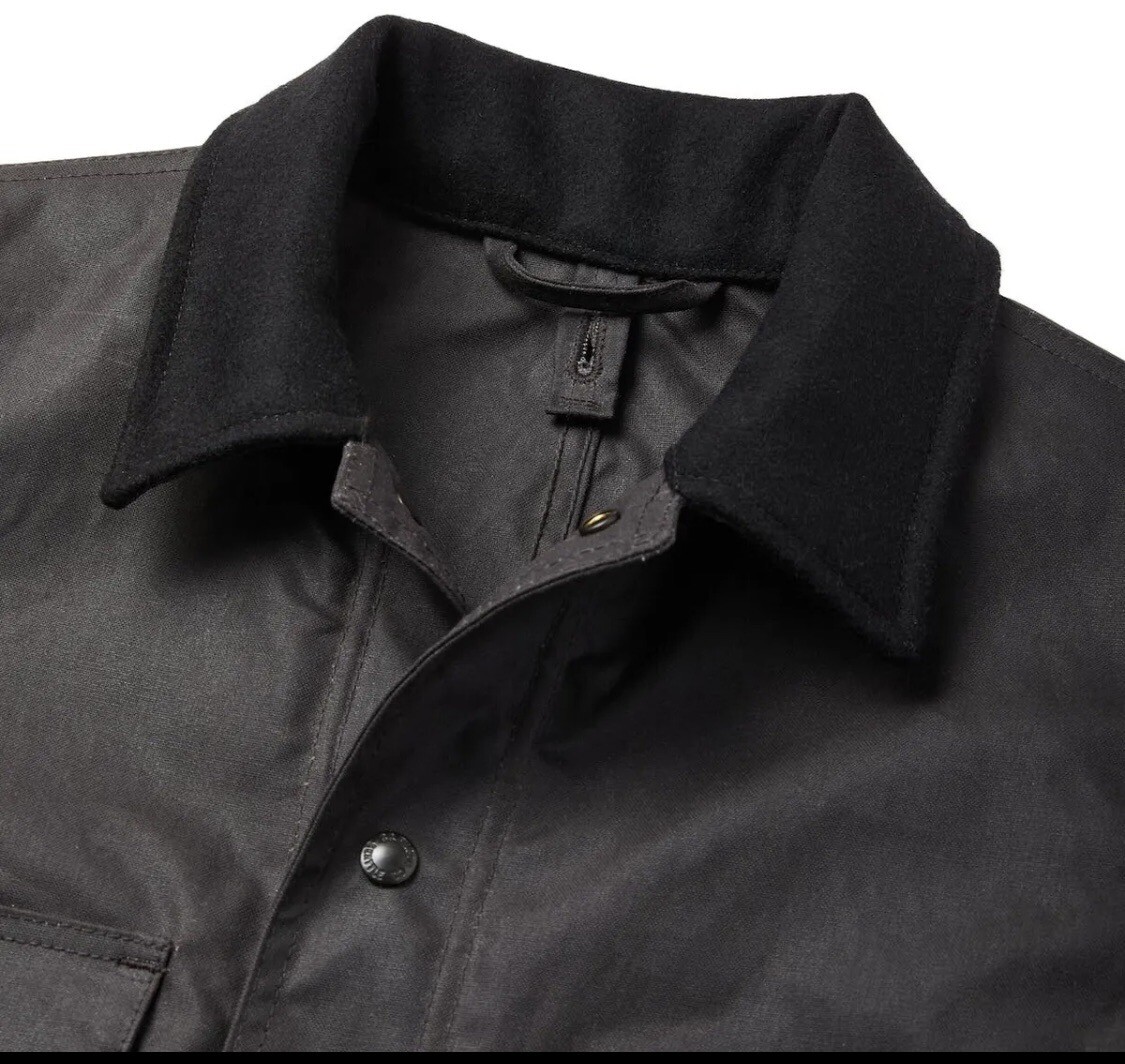 Filson Tin Cloth Jacket Cinder, Men's XL NWT MSRP 350 / Yellowstone