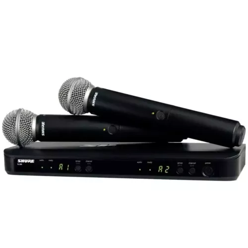 Shure BLX288/SM58 Wireless Dual Vocal System With 2 Pack SM58 Microphone J11 New