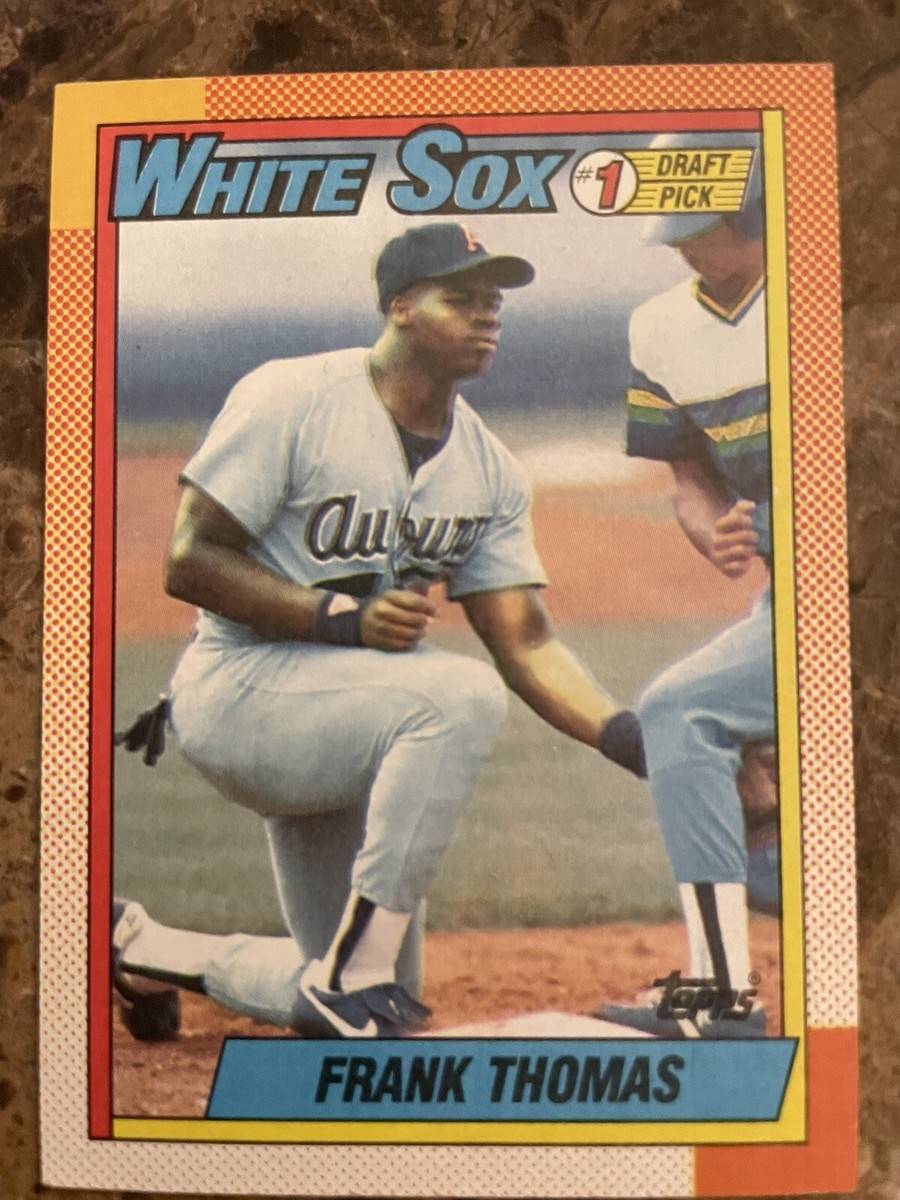 Topps 414 Frank Thomas Error Card Double Print/ Multiple
