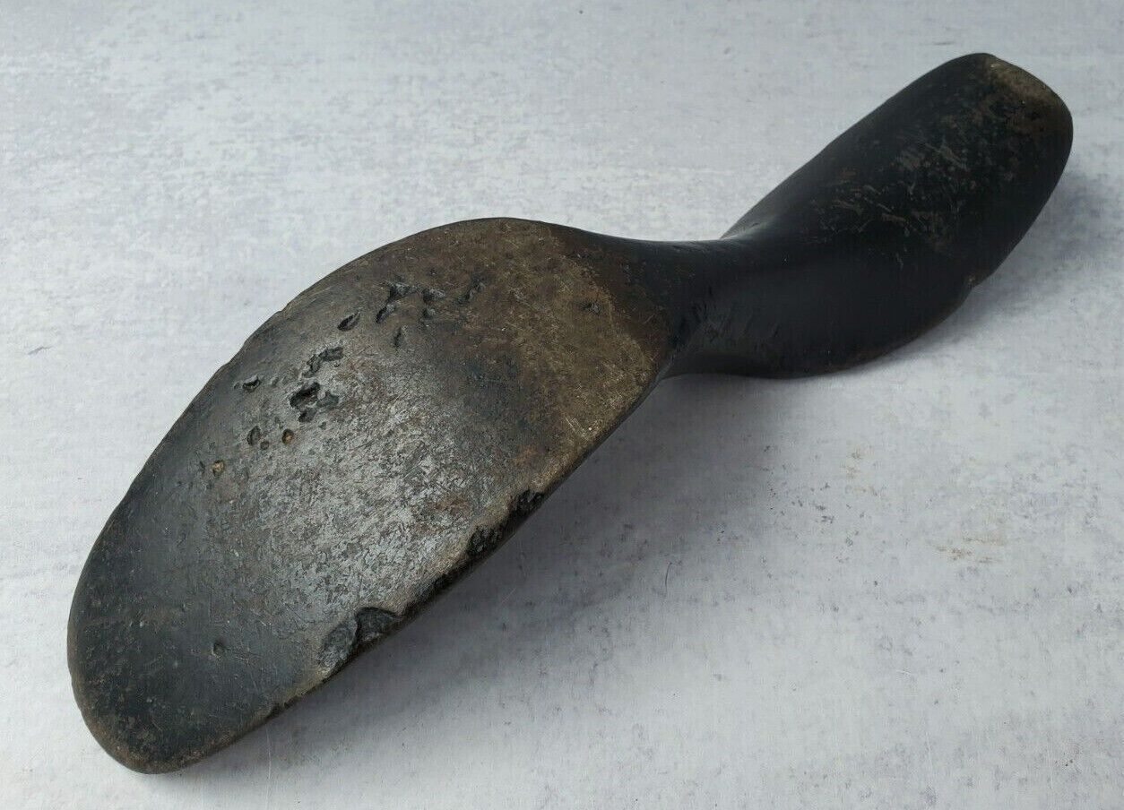 Antique Vintage Cast Iron Cobbler Tool Mold Form Boot… Gem