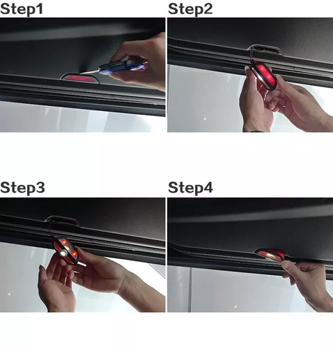 2x For Mercedes New S/SL Class No Fading Led Door HD Courtesy Projector Lights - Picture 3 of 5