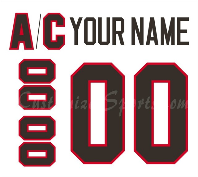 Chicago Blackhawks Customized Number Kit for 19811999 White Jersey eBay