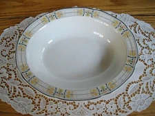 Vintage Syracuse China O.P.CO. ALCORA 9 3/4" Oval Serving Bowl 1923 ~