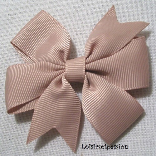 GROS NOEUD GROS GRAIN * 8 cm * Coloris au choix Couture Mariage Barrette - N°06 - Picture 24 of 40