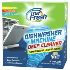 True Fresh Dishwasher Cleaner Tablets 18 Pack - Dishwasher Cleaning Tablets