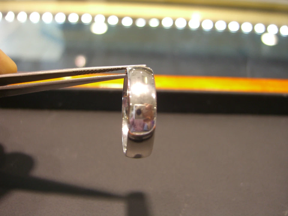 SCOTT KAY DESIGNER FINE MEN'S RING PLATINUM WEDDING BAND RING WOW SIZE 10 - Image 3 of 4