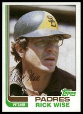 1982 Topps #330 Rick Wise NRMT+