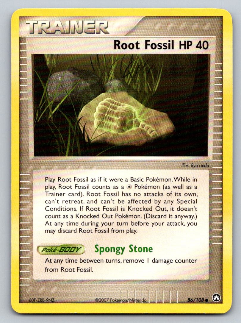 Root Fossil 86/108 LP Power Keepers Pokemon