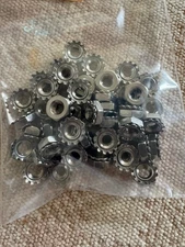 #10-32 K-Lock Hex Star Lock Nuts Kep Stainless Steel Ext Tooth Washer Keps 50pcs
