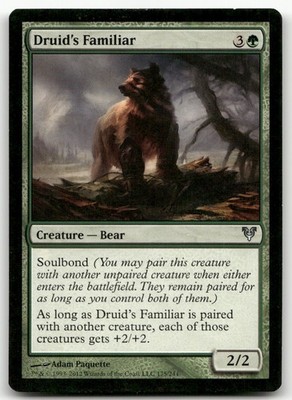 Druid's Familiar #175 (LP) Avacyn Restored AVR Magic MTG
