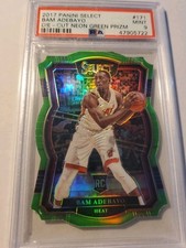 2017 PANINI SELECT DIECUT GREEN BAM ADEBAYO PSA 9! Rare! 83 Points #2 Alltime!