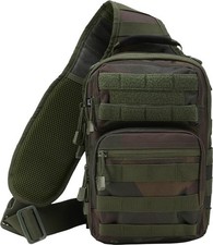 Image of Brandit Men's Backpack US Cooper Sling Pack Medium Dark Woodland