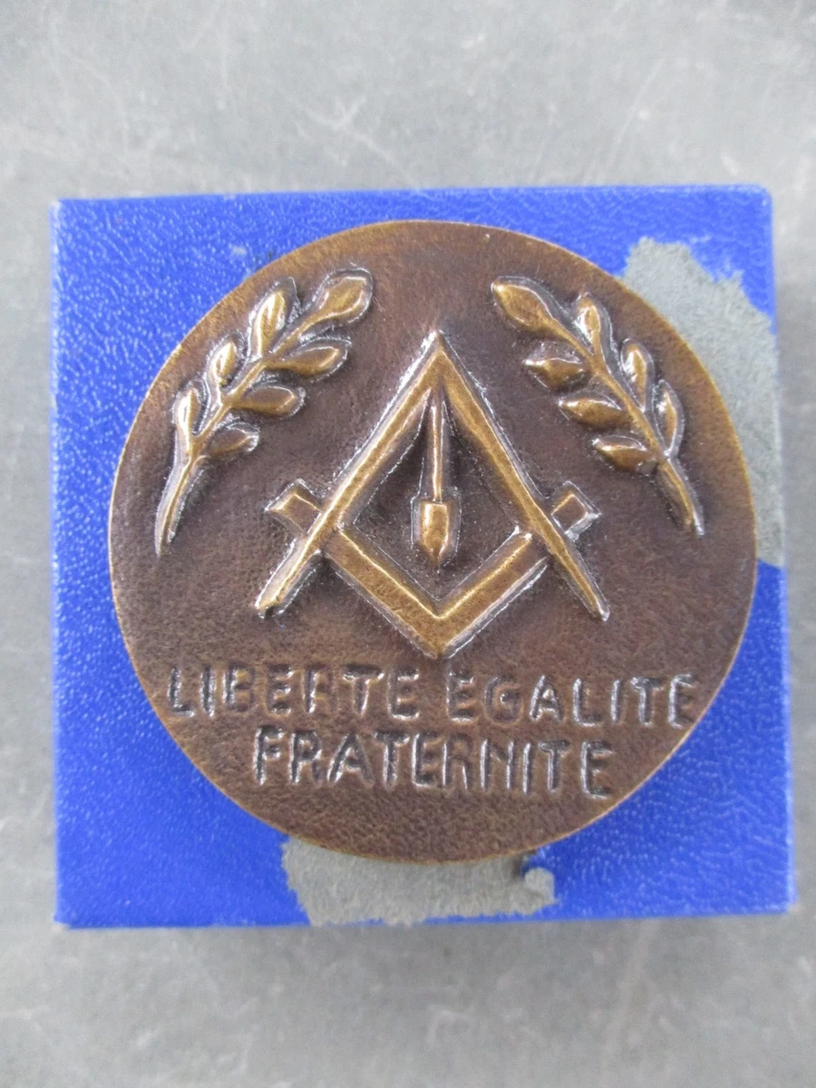 Médaille Maçonnique Ancienne - Garnier Pages Sarthe 1841 - France - Laiton TTB