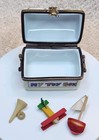 Gérard Ribiere Toy Box with Toys Limoges Peint Main Trinket Box — photo 6