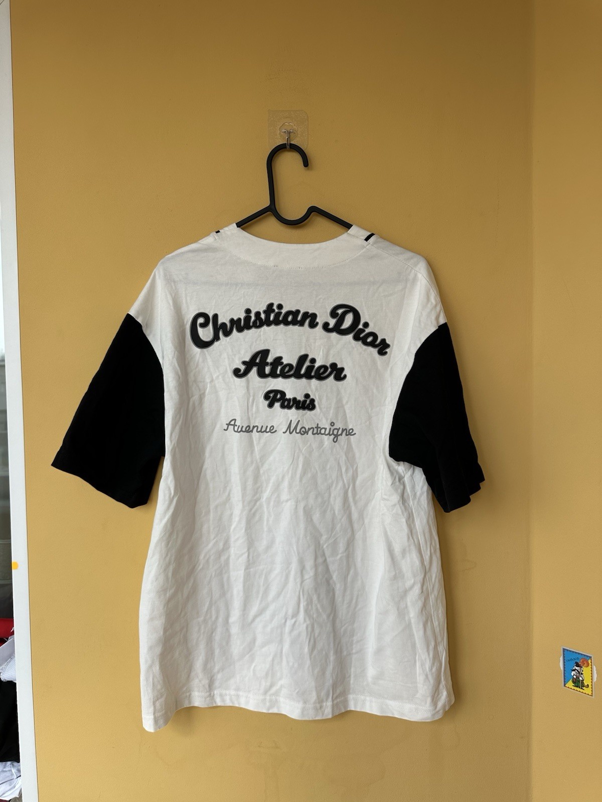 Christian Dior Atelier T-Shirt White Paris Logo baseball shirt size L Men image 7