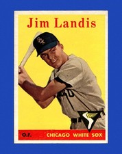 1958 Topps Set-Break #108 Jim Landis NM-MT OR BETTER (YL) *GMCARDS*