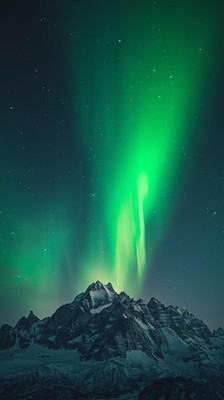 Northern Lights Aurora Aesthetic Phone Wallpaper Night Sky HD