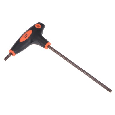 T25 Anti Tamper Proof Torx Key T-Handle Dual End Wrench S2 Steel