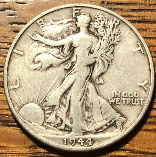 1944 S Walking Liberty Silver Half Dollar - XF Quality Coin - FREE SHIPPING