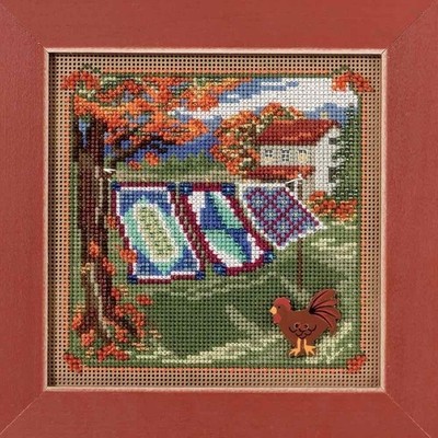 MILL HILL Buttons Beads Kit Counted Cross Stitch COUNTRY QUILTS MH14-1621