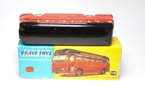 Corgi 1120 Midland Express Motorway Red Coach In Original Box EXCELLENT 1960s - Picture 7 of 7