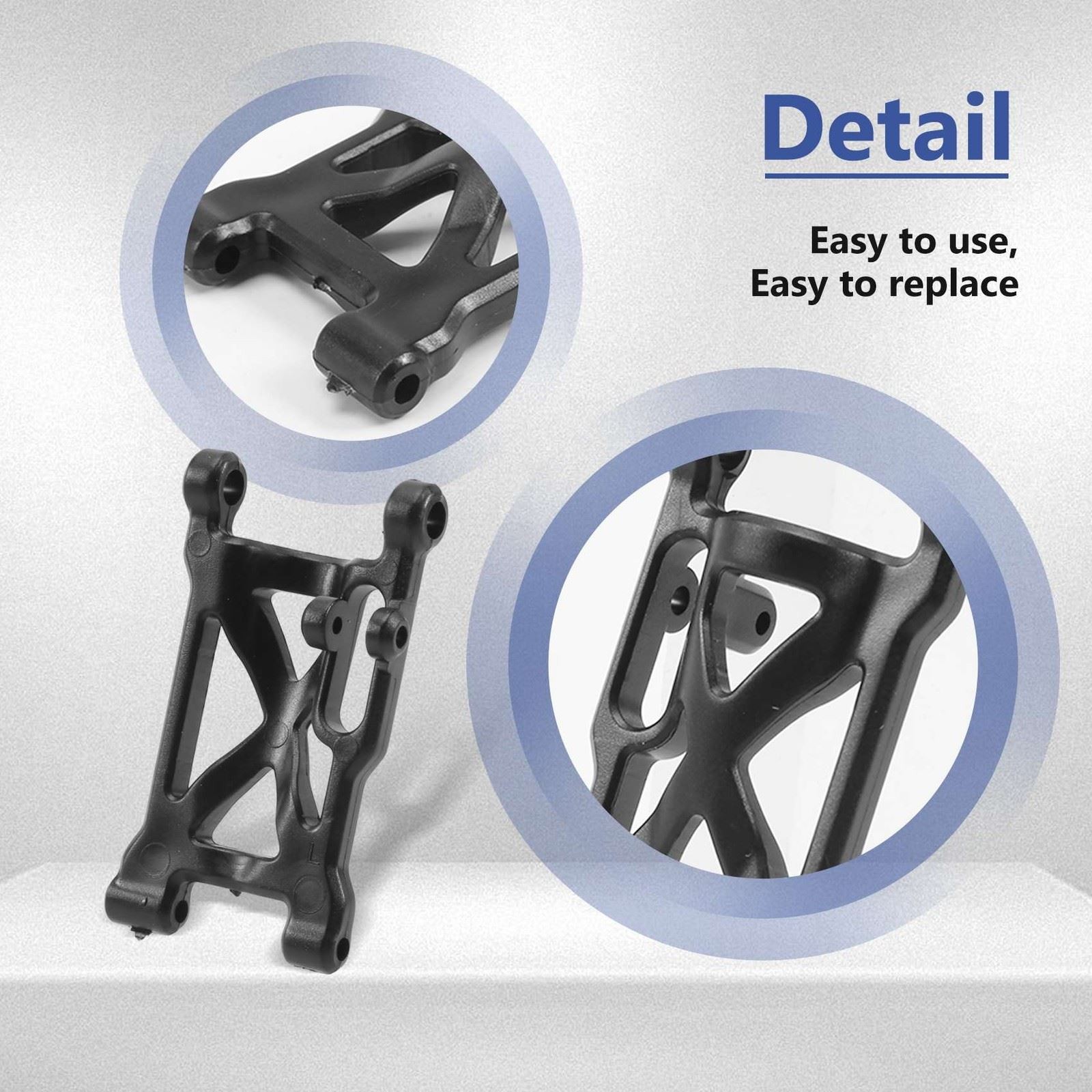 Eurowagens - Set 4 Pezzi Braccio Oscillante Anteriore Sospensione 0004 per 12428 12427 112 Rc Auto - Miniatura 4