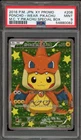 Pokemon Poncho-Wearing Pikachu M Charizard Y JPN Full Art Promo 208/XY-P PSA 9