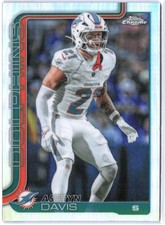 2025 TOPPS CHROME FOOTBALL SILVER REFRACTOR ASHTYN DAVIS