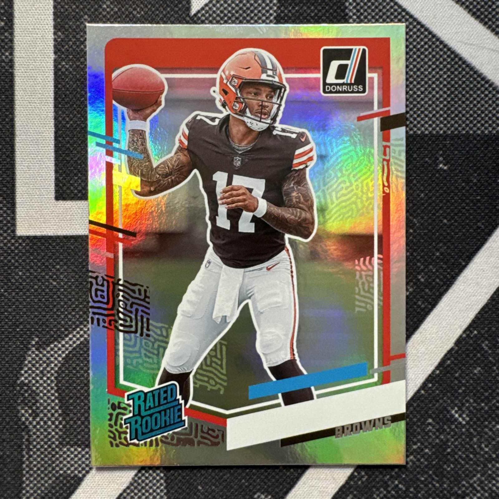 2023 Panini Donruss NO NAME Dorian Thompson-Robinson Rated Rookie RC #322 Holo