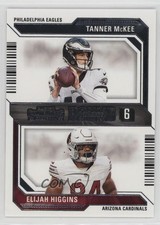 2023 Panini Contenders Round Numbers Tanner McKee Elijah Higgins #24 0a3