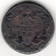 Austria Maria Theresia 1 kreuzer 1762 P Prague Praga Prag