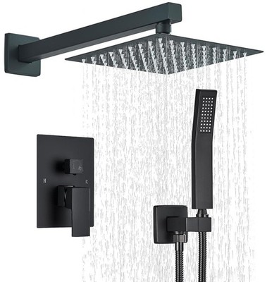 Sistema De Cabezal Ducha Regaderas Con Manguera Para Baño Modernas Lluvia Oferta
