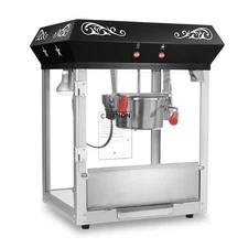 Bar Style Popcorn Popper Machine with 6-Ounce Kettle - Black