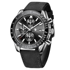 Watches for Men Chronograph Analog Quartz Waterproof Men's Wrist Watches Work