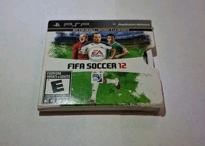 FIFA Soccer 12 (Sony PSP, 2011) Rare Not For Resale NTR Game