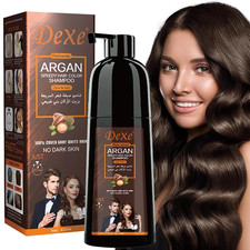 Instant Black Hair Dye Shampoo for Gray Hair Coverage,Hair Color Shampoo for Men