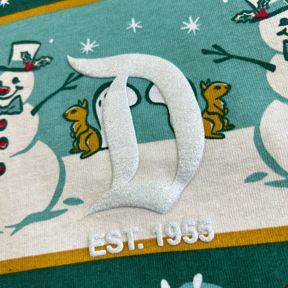 Disney Christmas Spirit Jersey Disneyland Resort Xmas All Over Print L Green - Image 4 of 4