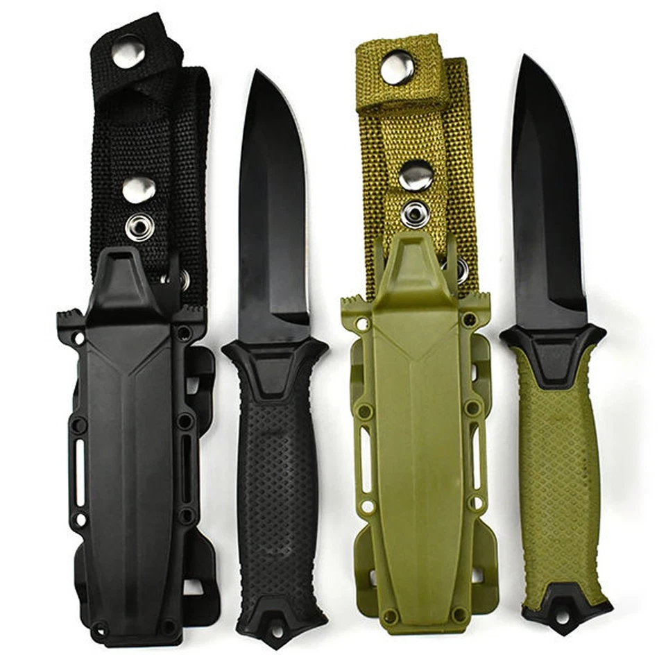 Neue tragbare Carry Tactical Survival Knife Outdoor hohe Härte Jagdmesser - Bild 3 von 4