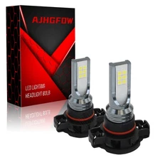 2X LED Fog Light Bulbs 5202 H16 Fog Light Bulb White 6000K High Power DRL Lamps