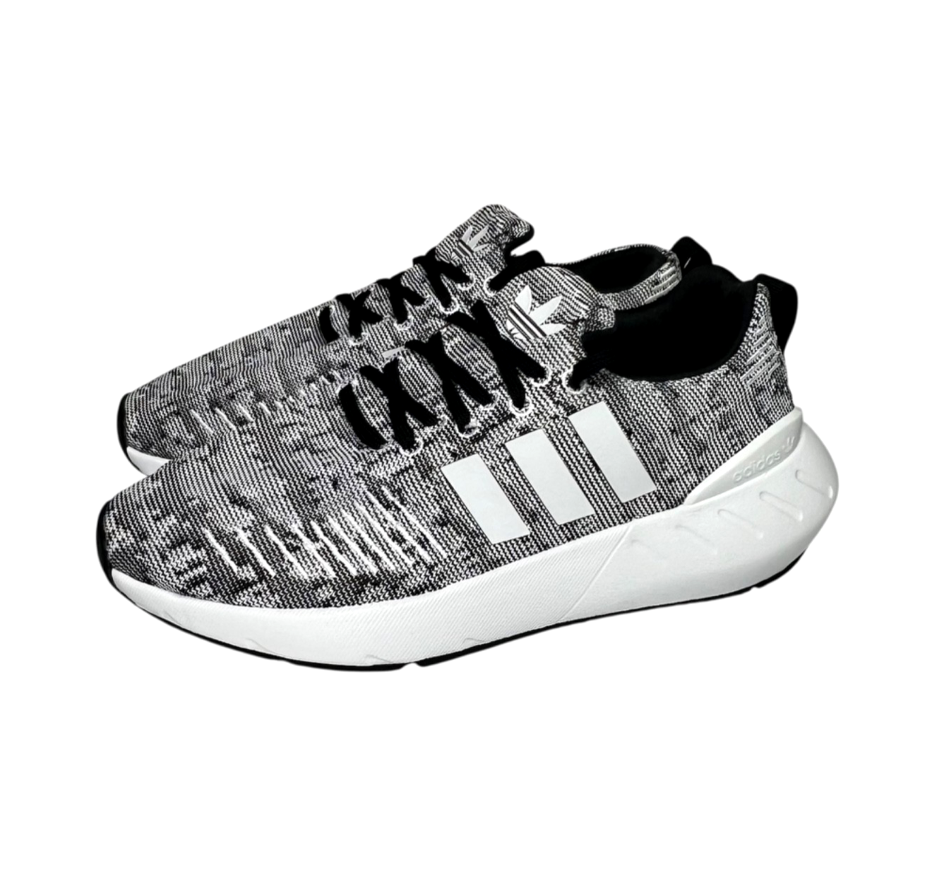 SAOLA Adidas Originals Swift Run 22 J Scarpe Sneakers Ragazzo 6.5 Grigio Nero Bianco