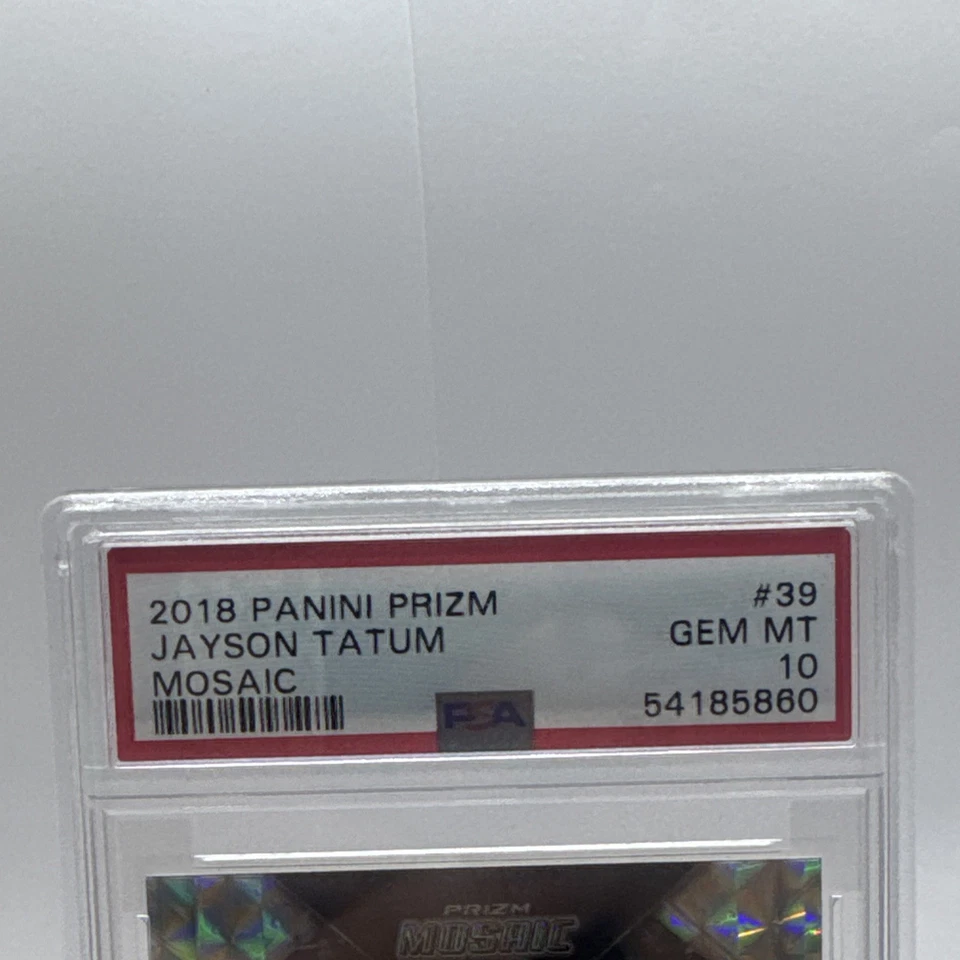 Jayson Tatum 2018 Panini Prizm Mosaic #39 - PSA 10 - GEM MINT - Celtics  - Image 4 of 4